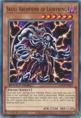 Skull Archfiend of Lightning - SGX3-ENE01 - Common 1st Edition