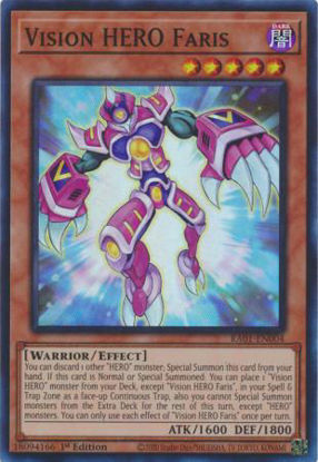 Vision HERO Faris - RA01-EN004 - (V.1 - Super Rare) 1st Edition