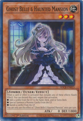 Ghost Belle & Haunted Mansion - RA01-EN011 - (V.3 - Secret Rare) 1st Edition