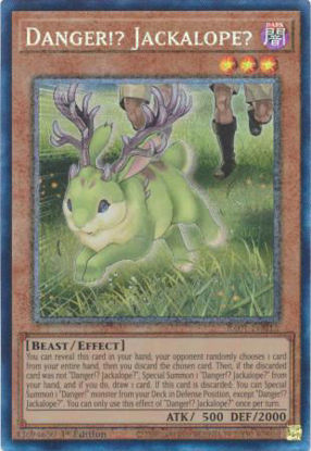 Danger!? Jackalope? - RA01-EN013 - (V.6 - Collectors Rare) 1st Edition