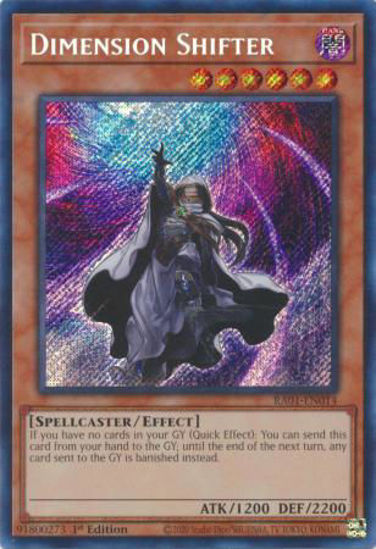 Dimension Shifter - RA01-EN014 - (V.3 - Secret Rare) 1st Edition