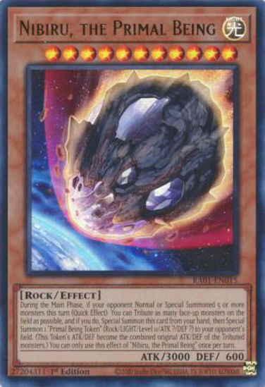 Nibiru, the Primal Being - RA01-EN015 - (V.2 - Ultra Rare) 1st Edition