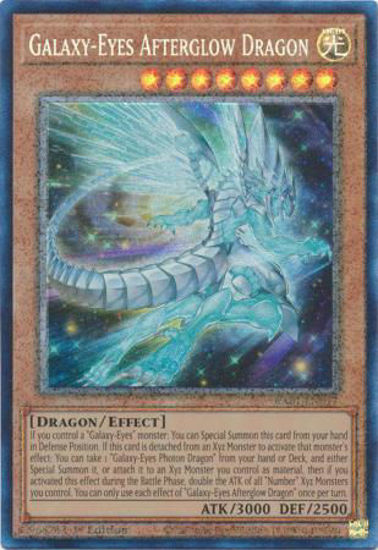 Galaxy-Eyes Afterglow Dragon - RA01-EN017 - (V.6 - Collectors Rare) 1st Edition