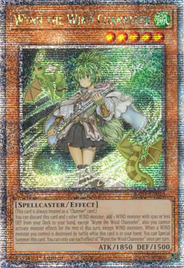 Wynn the Wind Channeler - RA01-EN018 - (V.5 - Quarter Century Secret Rare) 1st Edition