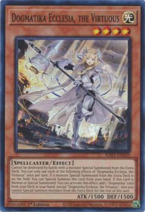 Dogmatika Ecclesia, the Virtuous - RA01-EN020 - (V.1 - Super Rare) 1st Edition