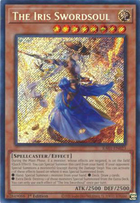 The Iris Swordsoul - RA01-EN023 - (V.3 - Secret Rare) 1st Edition