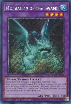 Mudragon of the Swamp - RA01-EN028 - (V.4 - Platinum Secret Rare) 1st Edition