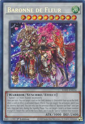 Baronne de Fleur - RA01-EN034 - (V.3 - Secret Rare) 1st Edition