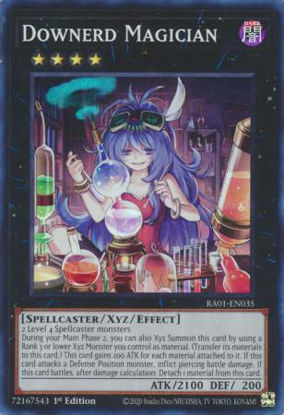 Downerd Magician - RA01-EN035 - (V.1 - Super Rare) 1st Edition