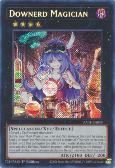 Downerd Magician - RA01-EN035 - (V.3 - Secret Rare) 1st Edition