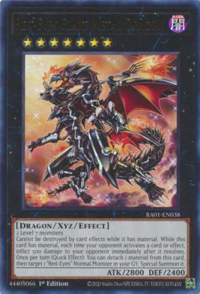 Red-Eyes Flare Metal Dragon - RA01-EN038 - (V.2 - Ultra Rare) 1st Edition