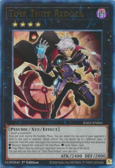 Time Thief Redoer - RA01-EN041 - (V.7 - Ultimate Rare) 1st Edition