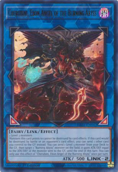 Cherubini, Ebon Angel of the Burning Abyss - RA01-EN042 - (V.2 - Ultra Rare) 1st Edition