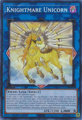 Knightmare Unicorn - RA01-EN043 - (V.1 - Super Rare) 1st Edition