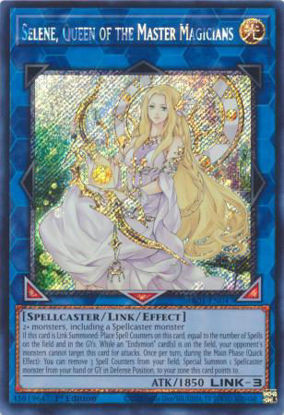 Selene, Queen of the Master Magicians - RA01-EN047 - (V.4 - Platinum Secret Rare) 1st Edition