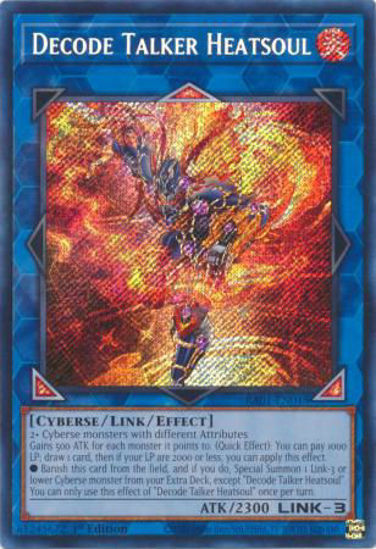 Decode Talker Heatsoul - RA01-EN048 - (V.3 - Secret Rare) 1st Edition