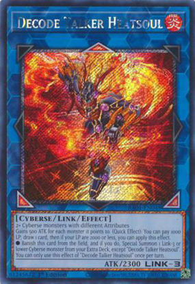 Decode Talker Heatsoul - RA01-EN048 - (V.4 - Platinum Secret Rare) 1st Edition