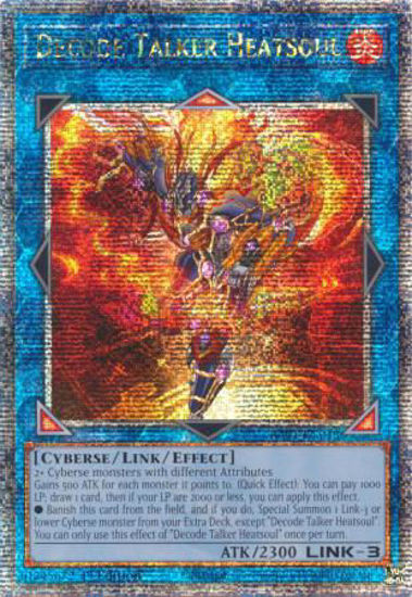 Decode Talker Heatsoul - RA01-EN048 - (V.5 - Quarter Century Secret Rare) 1st Edition