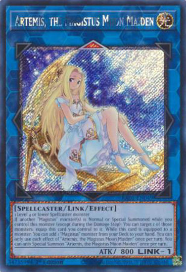 Artemis, the Magistus Moon Maiden - RA01-EN049 - (V.3 - Secret Rare) 1st Edition