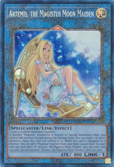 Artemis, the Magistus Moon Maiden - RA01-EN049 - (V.6 - Collectors Rare) 1st Edition