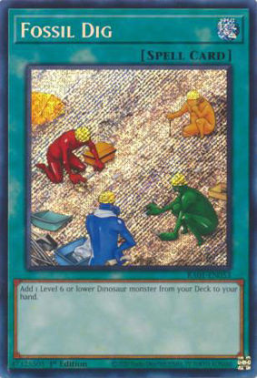 Fossil Dig - RA01-EN053 - (V.3 - Secret Rare) 1st Edition