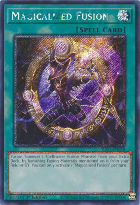 Magicalized Fusion - RA01-EN058 - (V.4 - Platinum Secret Rare) 1st Edition