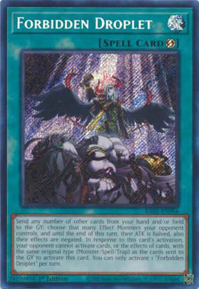 Forbidden Droplet - RA01-EN064 - (V.3 - Secret Rare) 1st Edition