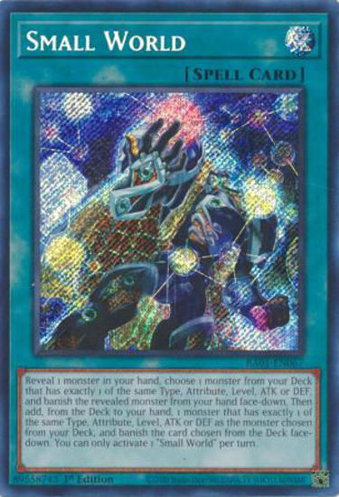 Small World - RA01-EN067 - (V.3 - Secret Rare) 1st Edition