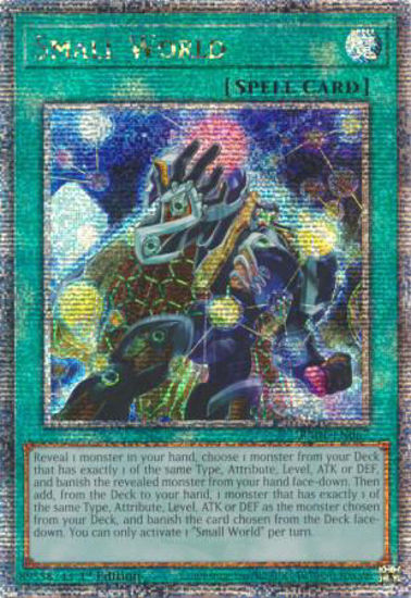 Small World - RA01-EN067 - (V.5 - Quarter Century Secret Rare) 1st Edition