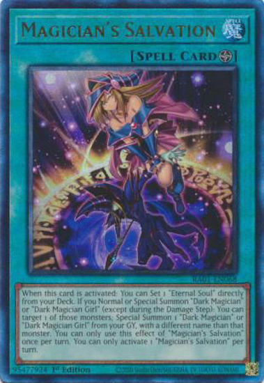 Magician's Salvation - RA01-EN068 - (V.7 - Ultimate Rare) 1st Edition