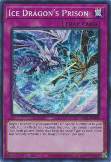 Ice Dragon's Prison - RA01-EN078 - (V.1 - Super Rare) 1st Edition