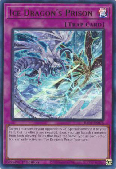 Ice Dragon's Prison - RA01-EN078 - (V.2 - Ultra Rare) 1st Edition