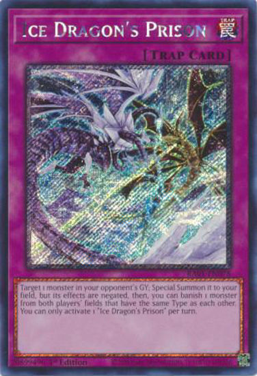 Ice Dragon's Prison - RA01-EN078 - (V.4 - Platinum Secret Rare) 1st Edition