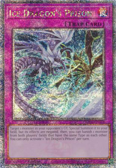 Ice Dragon's Prison - RA01-EN078 - (V.5 - Quarter Century Secret Rare) 1st Edition