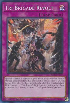 Tri-Brigade Revolt - RA01-EN079 - (V.1 - Super Rare) 1st Edition