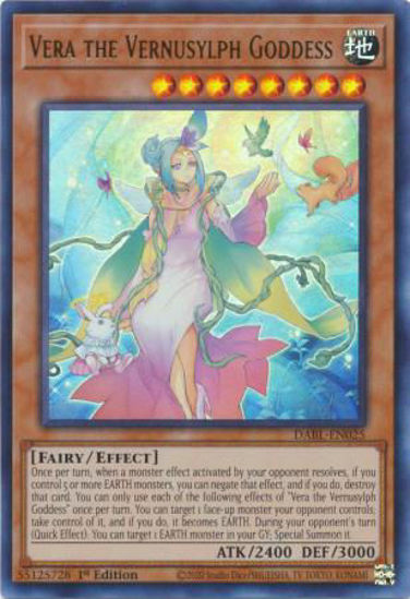 Vera the Vernusylph Goddess - DABL-EN025 - Ultra Rare 1st Edition