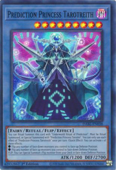 Prediction Princess Tarotreith - DABL-EN038 - Super Rare 1st Edition