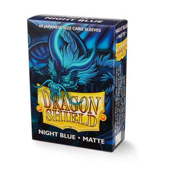 Dragon Shield Small Sleeves - Japanese Matte Night Blue (60 Sleeves)