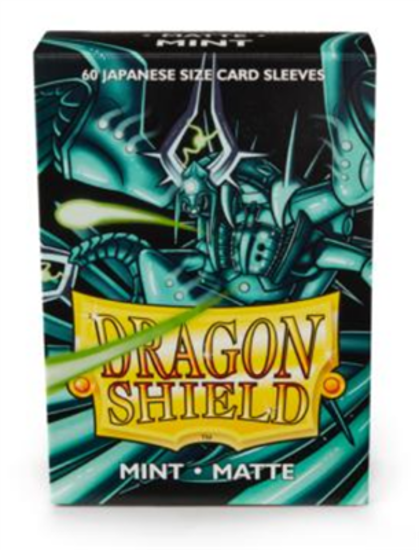 Dragon Shield Small Sleeves - Japanese Matte Mint (60 Sleeves)