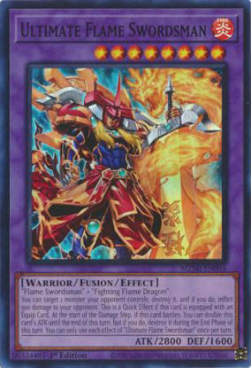 Ultimate Flame Swordsman - MZMI-EN004 - Super Rare 1st Edition