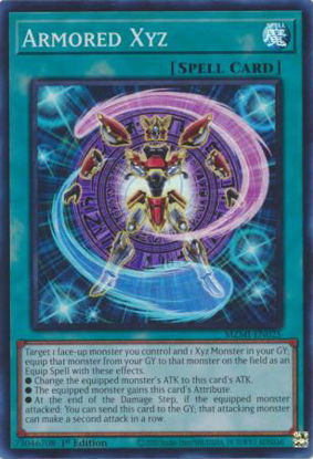 Armored Xyz - MZMI-EN025 - Super Rare 1st Edition