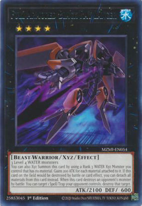 Full Armored Black Ray Lancer - MZMI-EN054 - Rare 1st Edition