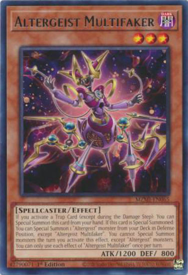 Altergeist Multifaker - MZMI-EN065 - Rare 1st Edition