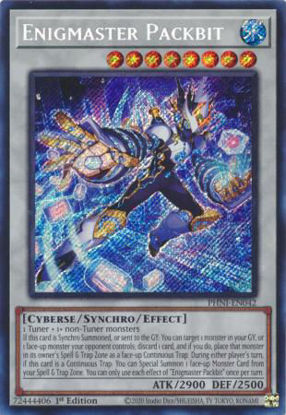 Enigmaster Packbit - PHNI-EN042 - Secret Rare 1st Edition