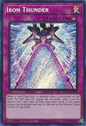 Iron Thunder - PHNI-EN080 - Secret Rare 1st Edition