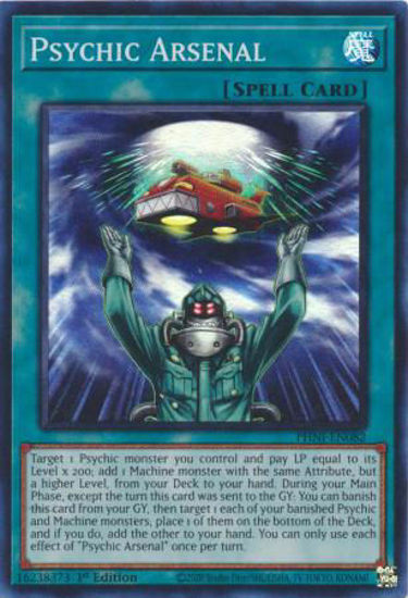 Psychic Arsenal - PHNI-EN082 - Super Rare 1st Edition