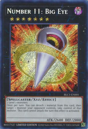 Number 11: Big Eye - BLC1-EN001 - Secret Rare 1st Edition