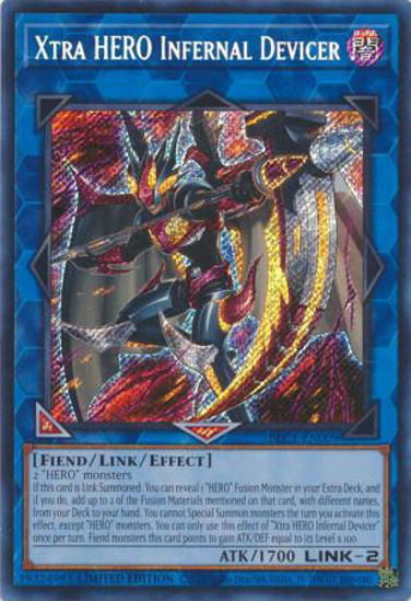 Xtra HERO Infernal Devicer - BLC1-EN009 - Secret Rare 1st Edition