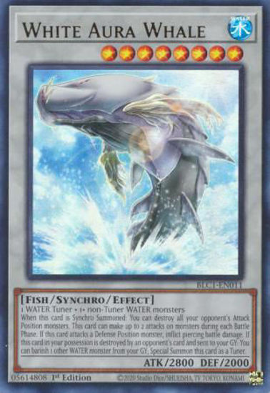 White Aura Whale - BLC1-EN011 - Ultra Rare 1st Edition