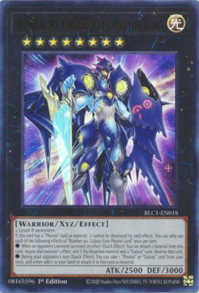 Number 90: Galaxy-Eyes Photon Lord - BLC1-EN018 - Ultra Rare 1st Edition